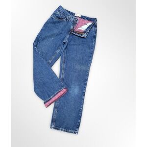 Wrangler Women's Flannel Lined Jeans Size 8 x 30 As Real As 28in Waist Denim